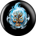 OTB Michael Graham Flaming Blue Skull