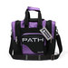 Pyramid Path Single Deluxe Tote Black/Purple Black Light Responsive