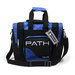 Pyramid Path Single Deluxe Tote Black/Royal Blue