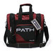 Pyramid Path Single Deluxe Tote Black/Burgundy